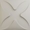 Ekena Millwork 11 7/8in. W x 11 7/8in. H Austin EnduraWall Decorative 3D Wall Panel Covers 0.98 Sq. Ft. WP12X12AUGBW - alternate 1